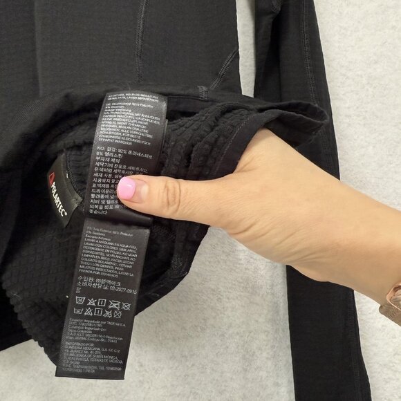 Marmot Pullover Mens Medium Black Polartec Fleece Half Zip Long Sleeve Outdoor - Picture 9 of 14